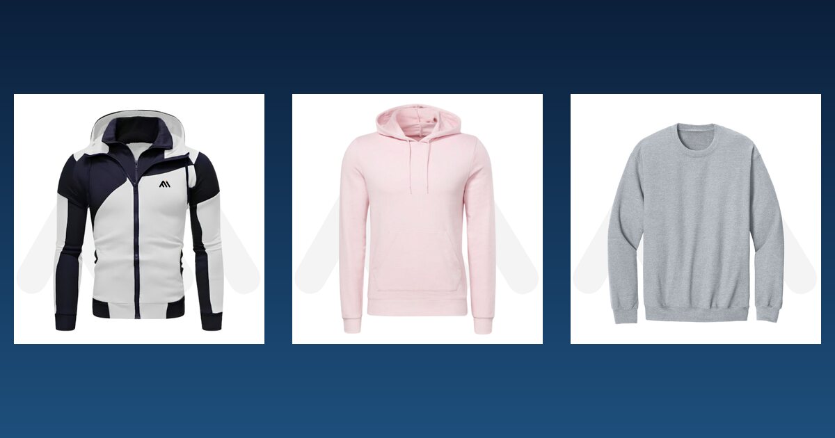 Hoodie, fitness hoodie and sweatshirt samples from Maswiz Industries, custom hoodie manufacturers in Sialkot