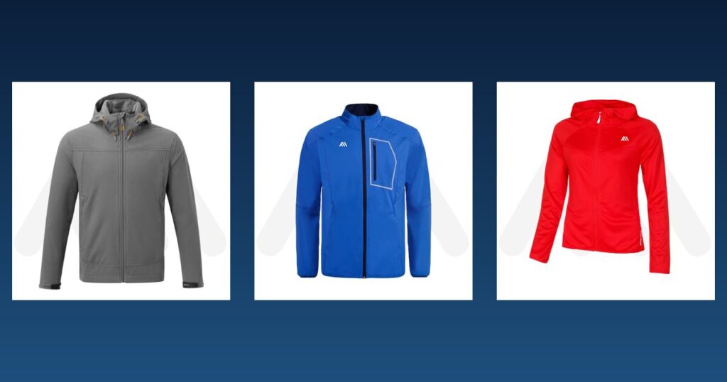 Soft shell, puffer and tennis jacket samples from Maswiz Industries, custom jacket manufacturers in Sialkot
