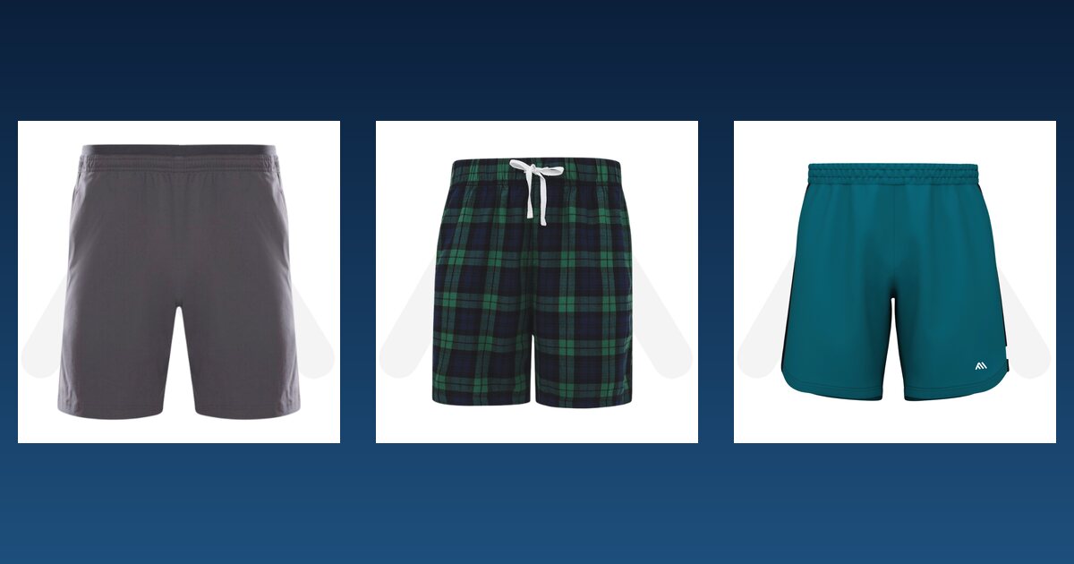 Gym, lounge and tennis shorts samples from Maswiz Industries, custom shorts manufacturers in Sialkot
