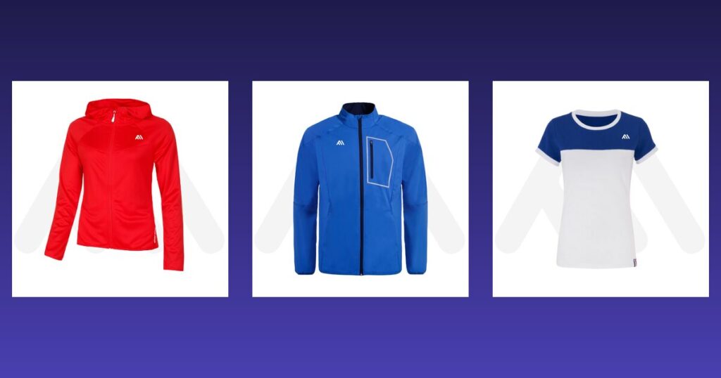 Women tennis jacket, men tennis jacket and women tennis shirt samples from Maswiz Industries, custom tennis jacket manufacturers in Sialkot