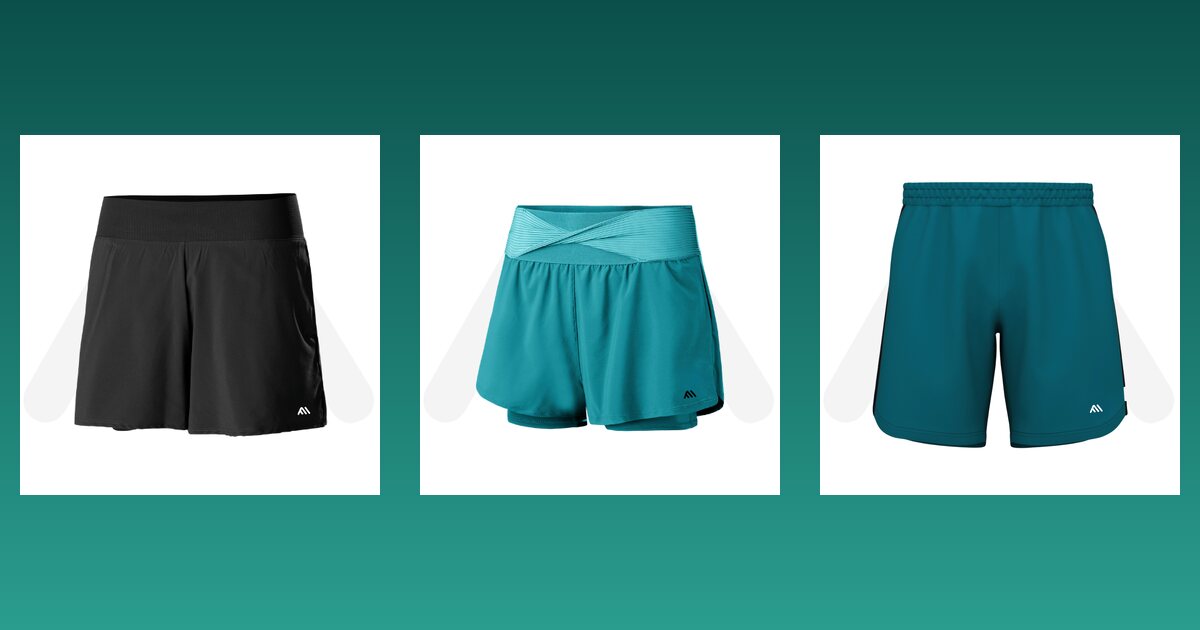 Women and men tennis shorts samples from Maswiz Industries, custom tennis shorts manufacturers in Sialkot