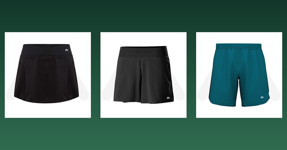Women tennis skirt, women tennis shorts and men tennis shorts samples from Maswiz Industries, custom tennis skirt manufacturers in Sialkot
