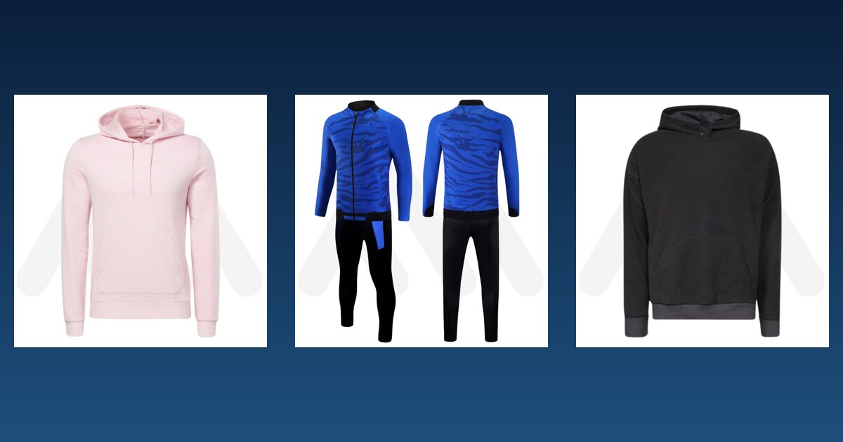 Fitness hoodie and gym tracksuit samples from Maswiz Industries, custom tracksuit manufacturers in Sialkot
